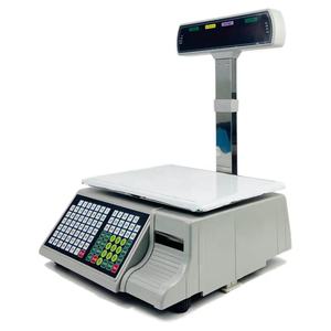Balance de pesage numérique pour supermarché avec imprimante, calcul du prix, balance pour boucher, impression de codes-barres, étiquettes, acier, 3 kg/6 kg/15 kg/<span class=keywords><strong>30</strong></span> kg - Product Image 3