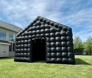 Tente de <span class=keywords><strong>camping</strong></span> gonflable noire sur mesure Hiyeah, tente de fête gonflable très vendue, gonflables publicitaires - Product Image 5