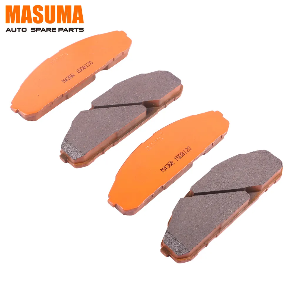 MS-2308 MASUMA 자동 예비 품목 닛산 순찰 Y60.TB42E 를 위한 정면 후방 브레이크 패드 세트 41060-37J94 41060-37J91 41060-37J93