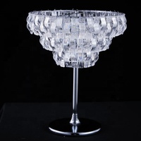 Support à fleurs de qualité supérieure en argent et or pour centre de table d'hôtel, événements, anniversaires, décoration de mariage, vase à fleurs