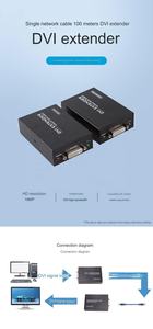 1080P 60Hz <span class=keywords><strong>DVI</strong></span> Extender di rete estensore <span class=keywords><strong>DVI</strong></span> <span class=keywords><strong>a</strong></span> RJ45 segnale <span class=keywords><strong>HDMI</strong></span> Extender 100M <span class=keywords><strong>convertitore</strong></span> Video - Product Image 5