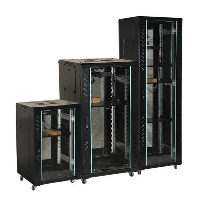 19 Inch 42U Fireproof Server Rack Thick Manufacture Network Cabinet for Data Centers Fiber Optic Equipment