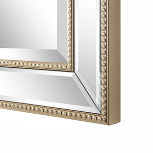 Lớn Tùy Chỉnh Trang Trí Hình Chữ Nhật Gỗ Đóng Khung Phong Cách Hiện Đại Trang Trí Nội Thất Phòng Khách Gương Vàng Đen <span class=keywords><strong>Champagne</strong></span> Sàn Gương - Product Image 2