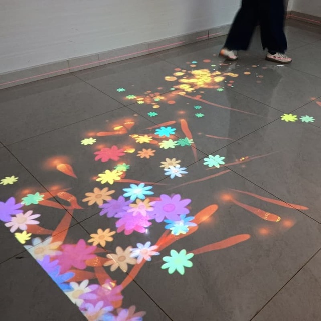 Interactive Projection Software System Interactive Ground Floor Dance Projection Games