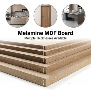 Panneaux MDF bruts / panneaux de fibres à densité moyenne de 2,5 mm, 3 mm, 9 mm, 12 mm, 15 mm, 18 mm, surface finie pour la fabrication sur mesure de meubles de maison entière - Product Image 5