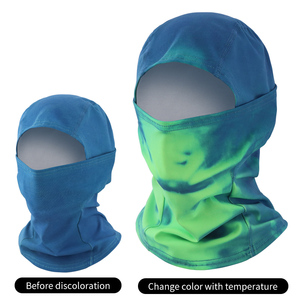 Masker induksi sensitif termal berubah warna gradien, tutup kepala peledak lintas batas modis Balaclava berkendara luar ruangan - Product Image 2