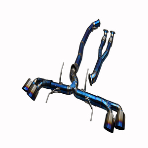 Tubos de <span class=keywords><strong>Escape</strong></span> Catback OEM de Fábrica de 101 mm/89 mm para <span class=keywords><strong>Nissan</strong></span> <span class=keywords><strong>GTR</strong></span>/GT-R R35 3.8TT, <span class=keywords><strong>Escape</strong></span> Deportivo Personalizado de Titanio - Product Image 3