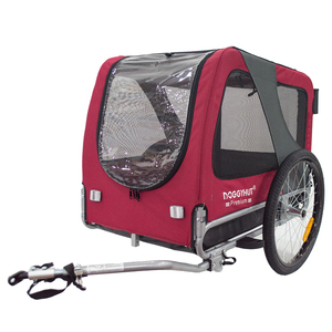 Remorque à vélo pour animaux <span class=keywords><strong>de</strong></span> compagnie, vente en gros d'usine, tailles M, L, XL, remorque à vélo pour chien, libération rapide et pliable facile, poussette 2 en 1 - Product Image 5