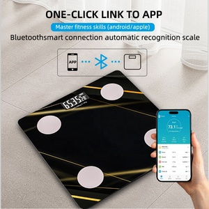 Bluewill Chất Lượng Cao Cơ Thể Chất Béo Phân Tích Quy Mô 0.05Kg Độ Chính Xác Pin Powered Ứng Dụng Không Dây Chức Năng Sử Dụng Nhà - Product Image 5