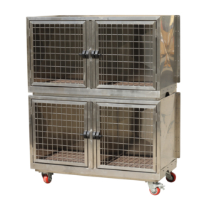 Aeolus hayvan paslanmaz çelik kulübesi evcil hayvan kafesi köpek drenaj kafes hızlı kuruyan kafes - Product Image 2