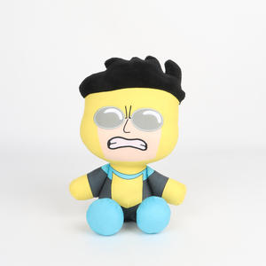 HECION Invincible 3 Mark Boneka Superhero Plush Versi Q Figur Anime-Penghilang Stres Hadiah Ulang Tahun Isi Kapas PP Jaring yang Dapat Dicuci - Product Image 5