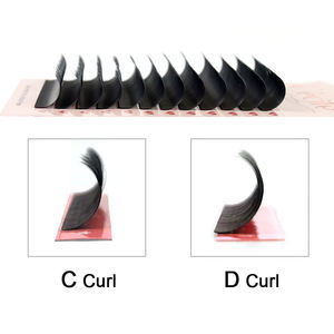 Großhandel Premium Cashmere Lash Extension Supplies 0.03CC Einzel volumen Wimpern schalen Private Label Nerz Wimpern verlängerung - Product Image 5