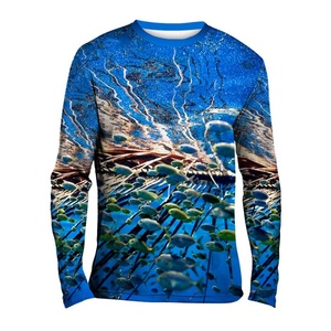 Custom Upf Hoodie Camo Jersey Hiking Shirt Uv protection Quick Dry Fishing Shirts <b>for</b> <b>Men</b> - Product Image 5