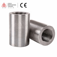 Acoplador de Varilla Corrugada Estándar ASTM/BS, Conector Mecánico de Rosca Paralela para Refuerzo de Hormigón