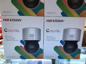 Caméra IP PTZ extérieure Hikvision DS-2DE3A400BW-<span class=keywords><strong>DE</strong></span>(T5) 4MP, zoom 4X, essuie-glace intégré, vision nocturne IR, détection intelligente, IP66, H.265+ WDR - Product Image 2
