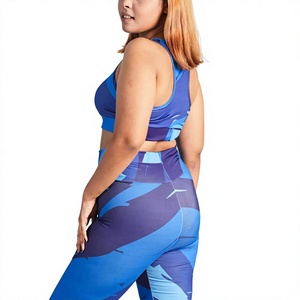 Conjunto Deportivo de Yoga de 2 Piezas para Mujer, Leggings y Sujetador Deportivo, Secado Rápido, Transpirable, Elástico, Traje de Entrenamiento, Personalizado con Impresión OEM, Venta al Por Mayor - Product Image 5