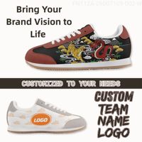 Chaussures décontractées pour hommes avec panneaux illustrés personnalisés pour un usage quotidien, nouvelle gamme de baskets en gros 2026 |   FN112A-26007109 117-002