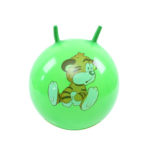 ลูกบอลกระโดดพีวีซีพิมพ์ลายคุณภาพสูง พร้อมหูจับ สำหรับเล่นกีฬากลางแจ้งและในร่ม ของเล่นสำหรับเด็กชายและเด็กหญิง - Product Image 6