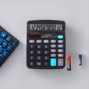 เคเค 837 เครื่องคิดเลขตั้งโต๊ะ 12 หลัก ใช้พลังงานจากแบตเตอรี่ สีดำอเนกประสงค์สำหรับใช้ในสำนักงาน - Product Image 4