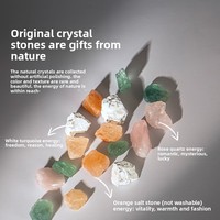 Diffuseur de cristal ondulé, coffret cadeau d'aromathérapie, diffusion longue durée à domicile, 90-120 jours, cadeau souvenir haut de gamme