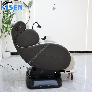 Fauteuil de lavage multifonctionnel Kisen avec rotation, pour salon de coiffure, massage corporel, spa capillaire, cuvette de lavage et lit de lavage dorsal avec cascade thérapeutique - Product Image 6