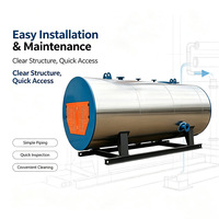 Chaudière à eau chaude électrique automatique à haute efficacité pour usage commercial avec surveillance à distance - Vente directe du fabricant