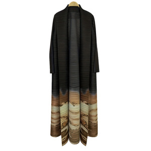 Abaya Musulmana Estampada en Oferta para Mujer, Vestido de Gasa Estilo Árabe con Cinturón, Moda Islámica Modesta - Product Image 2