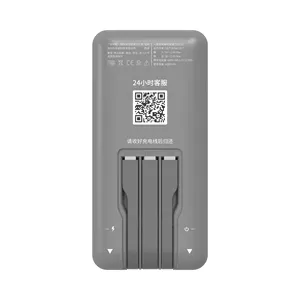 Banco de energía inalámbrico cargador de batería banco de energía universal para teléfono móvil con tres USB 6000mAh