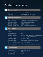 Dispositivo de Tv inteligente, decodificador con Control de voz 8K, Amlogic S905X3, 1000M, 4GB, 32GB, Android 9, 5G, WiFi dual