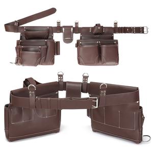 قسط مخصص ODM للرجال ساحة عمل مصنع إطارات النجارة باني عمال أكسفورد صنع قابل للتعديل حزام أدوات محمولة - Product Image 3