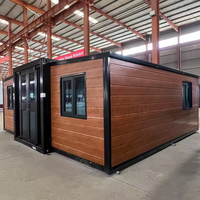 Maison conteneur préfabriquée complète et mobile sur mesure OEM, extensible 20 pieds 40 pieds, avec salle de bain, à vendre