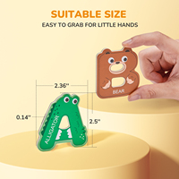 Aimant de réfrigérateur en bois de haute qualité Joycat Jouets éducatifs pour promotions et cadeaux Autocollant magnétique en gros de différentes formes