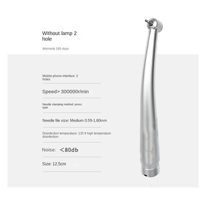 Mini Tandheelkundige Turbo Tand Boor Voor Kindergeneeskunde High-Speed Elektrische Orale Therapie Tool Met Kleine Kop Lager Lichtbron - Product Image 3
