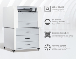 Plotter de corte, etiqueta Digital, servomotor, máquina troqueladora, cortador con buena calidad ZL370 PRO - Product Image 2