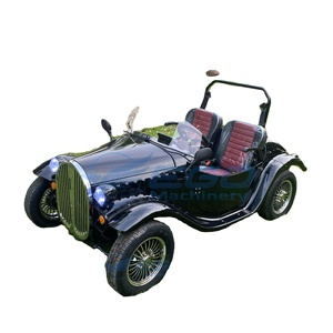 Mini Auto Clásico Negro de Dos Plazas, Modo de Conducción con Batería, Conducción Estable y Segura, Apto para Adultos y Niños, Auto Premium - Product Image 1