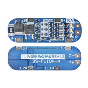 Cargador BMS 3S 12V 18650 10A, Placa de Protección de Batería de Litio, Placa de Circuito 10.8V 11.1V 12.6V, Batería Azul Eléctrico - Product Image 4