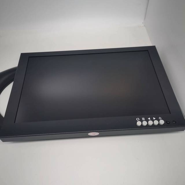 10.1 Inch LED Monitor - VGA/ / AV/ USB/ BNC Port, 1280*800, Bracket Remote Control Cable Metal Black for IP CCTV Camera