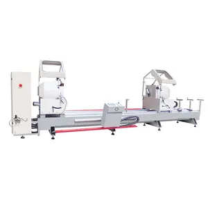 cnc aluminium profile double head saw cnc alu alloy profile processing machine