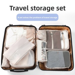 Popular para Amazon, bolsa <span class=keywords><strong>de</strong></span> almacenamiento <span class=keywords><strong>de</strong></span> ropa transfronteriza <span class=keywords><strong>de</strong></span> varios estilos, almacenamiento <span class=keywords><strong>de</strong></span> <span class=keywords><strong>viaje</strong></span> impermeable, conjunto <span class=keywords><strong>de</strong></span> nueve piezas con cremallera Seven Eight - Product Image 5