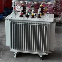 Transformateur de puissance immergé dans l'huile à prix d'usine, 30 kVA-2500 kVA, 10 kV-480 V, 380 V, 220 V, faible perte à vide, 0,68 kW, garantie 10 ans