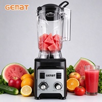 Blender Dapur Komersial, Juicer, Mixer Basah dan Kering, Penggiling, Mesin Penghancur Es Smoothie yang Kuat, Pengolah Makanan