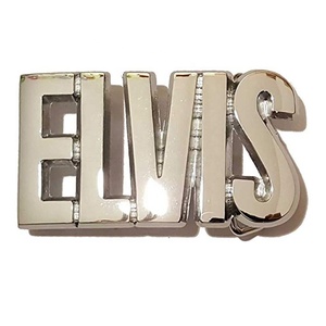 Hebilla de cinturón con logotipo de aleación de Zinc de 1,5 pulgadas, placa de letras de Metal personalizada, de fábrica - Product Image 2