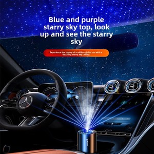 Diffuseur de parfum et d'aromathérapie pour voiture en alliage, motif ciel <span class=keywords><strong>étoilé</strong></span> bleu, ornement haut de gamme avec pulvérisation automatique pour hommes et femmes - Product Image 2