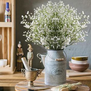 Arche de fleurs artificielles réalistes à longues tiges, mini gypsophile blanc, pour centres de table de mariage et de la Saint-Valentin - Product Image 2