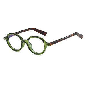 2025新着香港スタイルレトロクラシックソリッドフルリム耐久性のある目の保護読書メガネフレーム大人用ユニセックス - Product Image 1