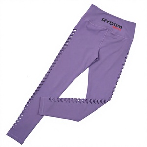 Leggings Deportivos Ecológicos para Mujer, Cintura Alta, Súper Suaves, Transpirables, Elásticos en 4 Direcciones, Sin Costuras, Diseño Sólido, para Yoga - Product Image 2