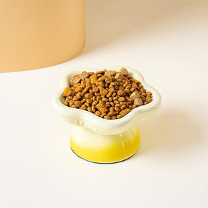 Ciotola per Cani in Ceramica Classica Rialzata e Arrotondata - Ecologica, Impermeabile IPX5, Anti-Sversamento, Protegge le Vertebre Cervicali, Colore Sfumato - Product Image 5