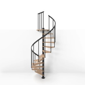 <span class=keywords><strong>Escalier</strong></span> intérieur en colimaçon personnalisable en acier galvanisé, design peu encombrant pour appartement duplex et <span class=keywords><strong>mezzanine</strong></span> - Product Image 2
