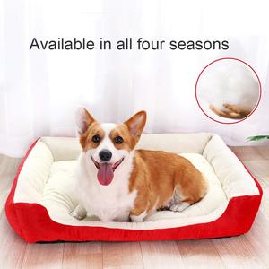 Comfortable Soft <b>Pet</b> Cushion Bed Bone Style Folding <b>Pet</b> Nest Anti-Slip Bite Resistance Plush Dog <b>Sofa</b> Bed Nest - Product Image 2