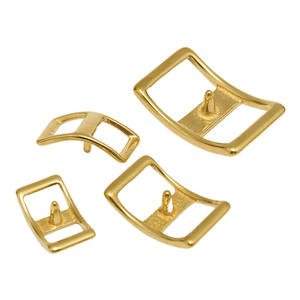 Sabuk tali pengekang kuda gesper kuningan, sabuk tali pengikat dengan pengait jepret aksesori perangkat keras penunggang kuda - Product Image 1